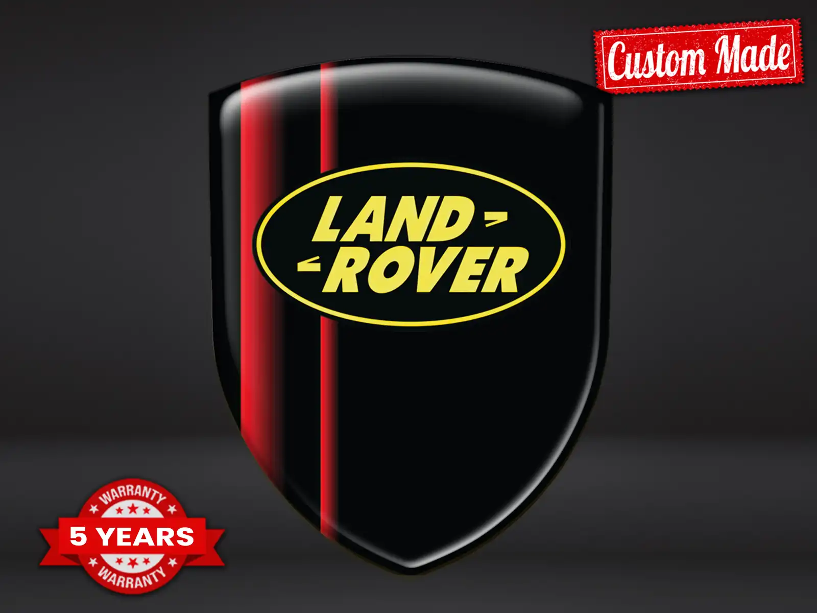 Land Rover Etiqueta Impermeable Estilo Moderna Personalizable